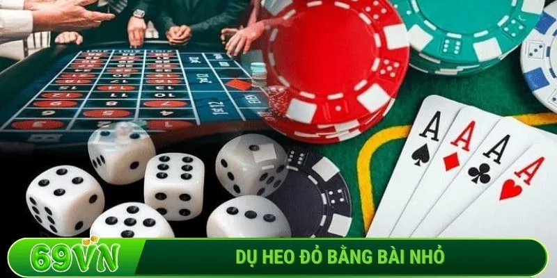 Dụ heo đỏ bằng bài nhỏ