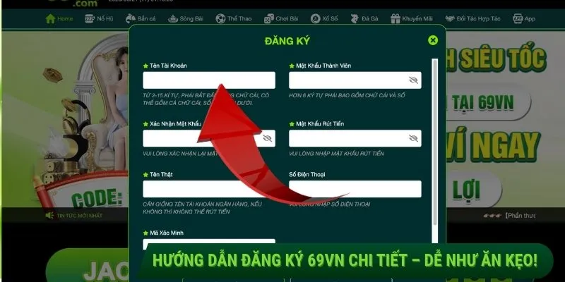 Hướng dẫn đăng ký 69VN chi tiết – Dễ như ăn kẹo!