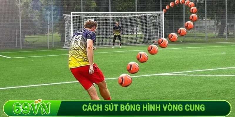Cách sút bóng hình vòng cung
