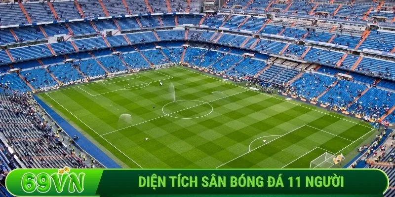 Diện tích sân bóng đá 11 người